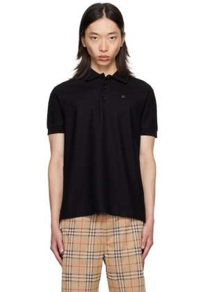 Burberry Black Metal EKD Cotton Polo