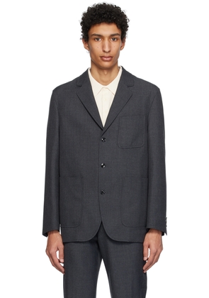 POTTERY Gray Single-Breasted Blazer
