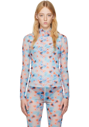 Henrik Vibskov Purple Polka Dot Turtleneck