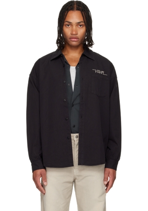 visvim Black Palmer Shirt