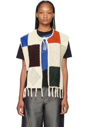 ADER error Multicolor Patchwork Vest