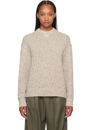ADER error Beige Patch Sweater