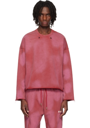 KUSIKOHC Red Faded Sweatshirt