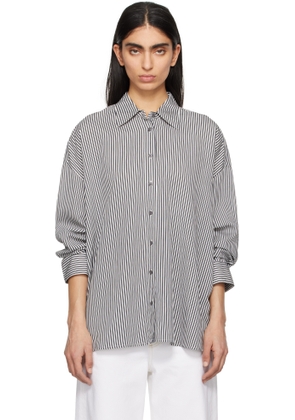 AGOLDE Black & White Roux Shirt