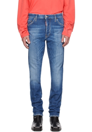 Dsquared2 Blue Medium Easy Wash Cool Guy Jeans