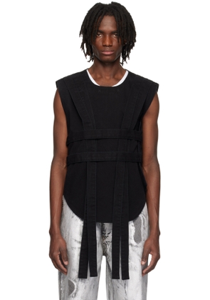KUSIKOHC Black Straps Vest