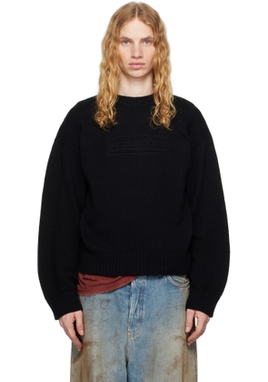 Dsquared2 Black Crewneck Sweater