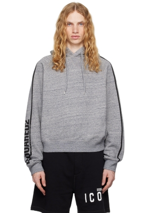 Dsquared2 Gray Cipro Raglan Fit Hoodie