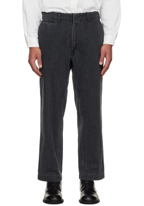 nanamica Gray Wide Jeans