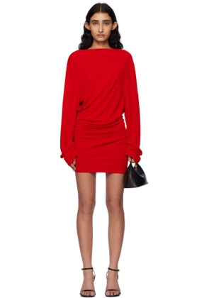 JACQUEMUS Red La Croisière 'The Croisière' Minidress