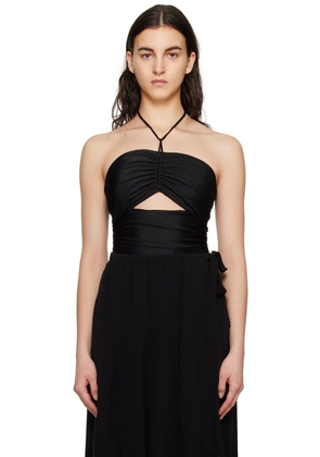 CAMILLA AND MARC Black Cerise Bodysuit