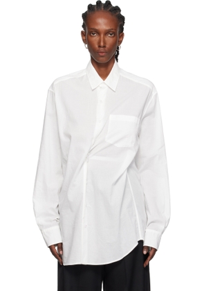 Ann Demeulemeester Off-White Mark High Comfort Pocket Shirt