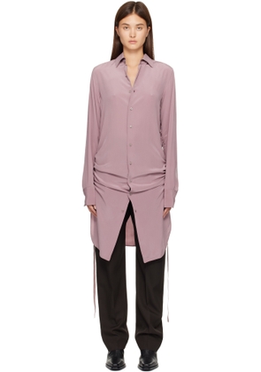 Ann Demeulemeester Purple Sandrina High Comfort Shirt