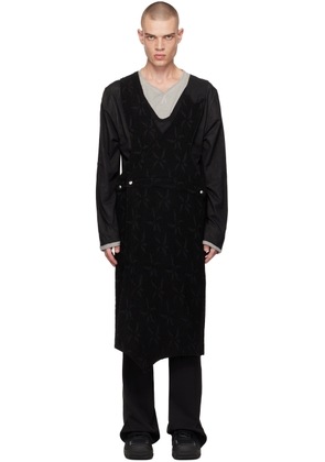 Kiko Kostadinov Black Jarocka Apron Vest