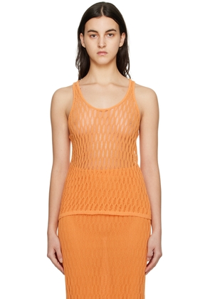 CAMILLA AND MARC Orange Nova Tank Top