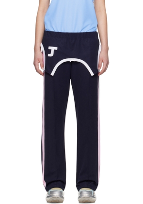 I'm Sorry by Petra Collins SSENSE Exclusive Navy JennyFax Edition Layered Track Pants