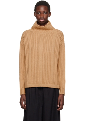 Max Mara Tan Vitalba Turtleneck