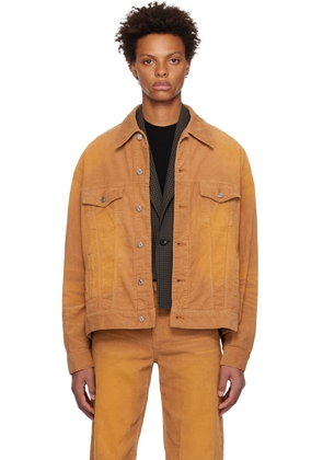 We11done Tan Oversized Jacket