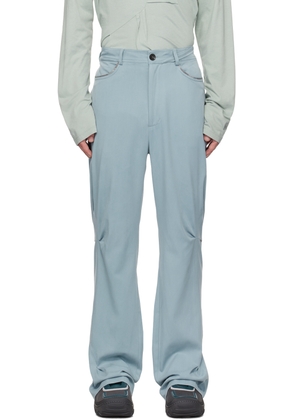 Kiko Kostadinov Blue Ohne K-Dart Trousers