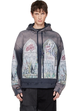 Who Decides War Blue Motley Hoodie