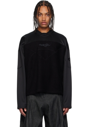 NAMESAKE Black Keith Long Sleeve Jersey Sweatshirt