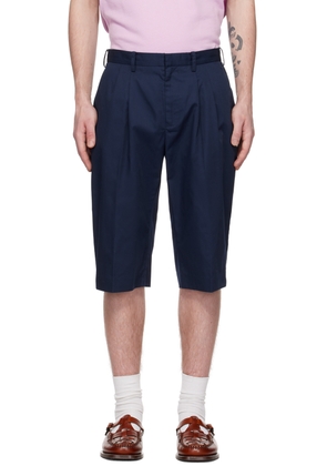 Viktor&Rolf Mister Mister Navy Pleated Shorts