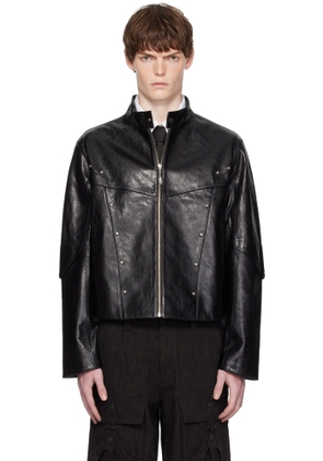 ROCKSTEADY Black Hellsing Demon Hunting Leather Jacket