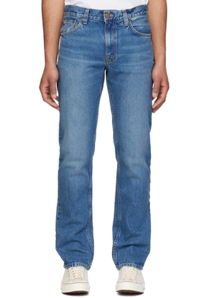 Nudie Jeans Blue Gritty Jackson Jeans