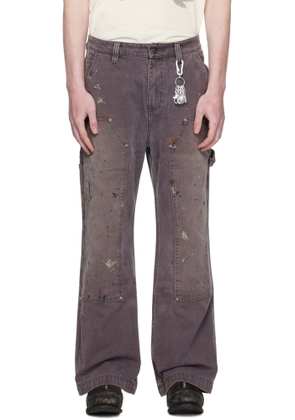 ROCKSTEADY Gray Bauhaus Double Knee Trousers