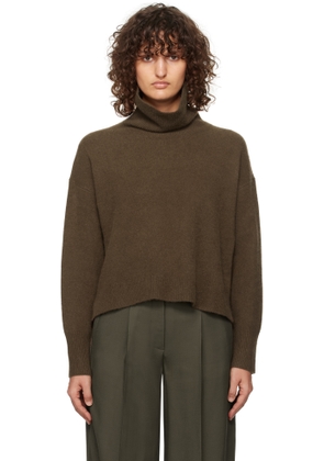 Joseph Brown Brushed Cashmere Turtleneck