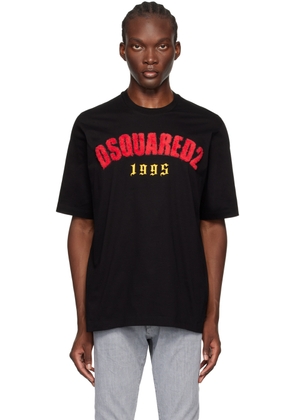 Dsquared2 Black Loose Fit T-Shirt