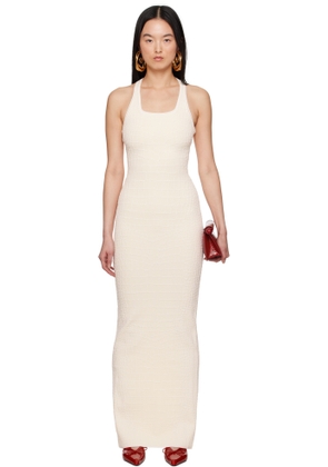 JACQUEMUS Off-White La Croisière 'The Scala' Maxi Dress