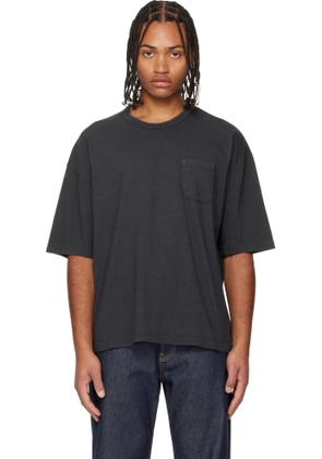 visvim Black Ex Jumbo S/S DMGD T-shirt