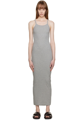 ÉTERNE Gray Tank Maxi Dress