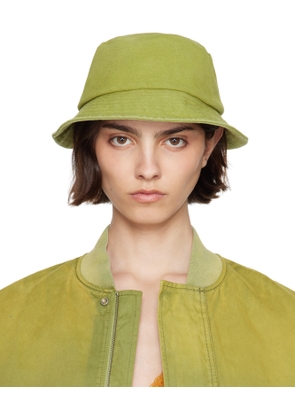 JW Anderson Khaki Anchor Logo Bucket Hat