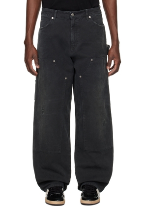 Golden Goose Black Distressed Jeans