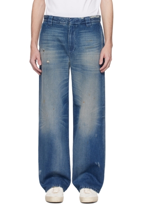 Golden Goose Blue Distressed Jeans