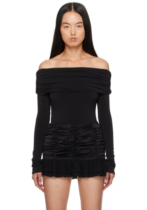 GUIZIO Black Lola Bodysuit