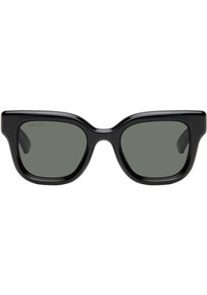 Gucci Black GG Big Square Sunglasses