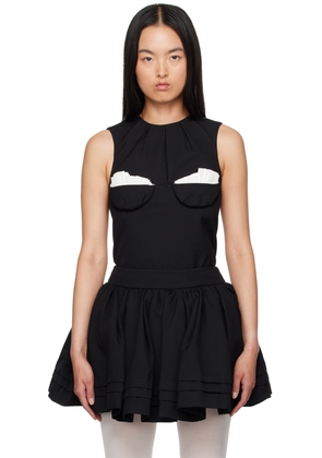 SHUSHU/TONG Black Embellished Top