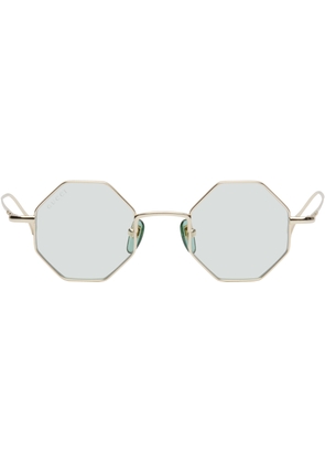 Gucci Gold Octangular Sunglasses