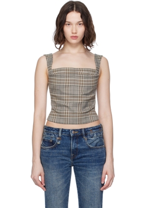 Miaou Gray Imogene Top