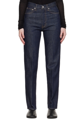 AURALEE Indigo Hard Twist Denim 5P Jeans