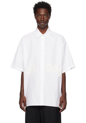 We11done White Printed Shirt