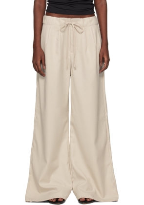 Entire Studios Off-White Cinch Trousers