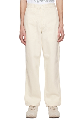 Palmes Off-White Broom Trousers