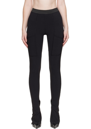 Coperni Black Eurojersey Leggings