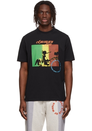 Ahluwalia &PaulSmith SSENSE Exclusive Black T-Shirt