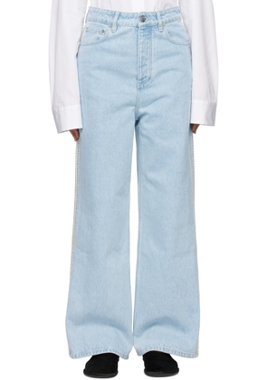 Nanushka Blue Josine Jeans