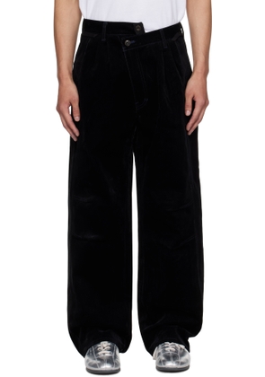 Andersson Bell Black Crossover Carpenter Wide Leg Jeans